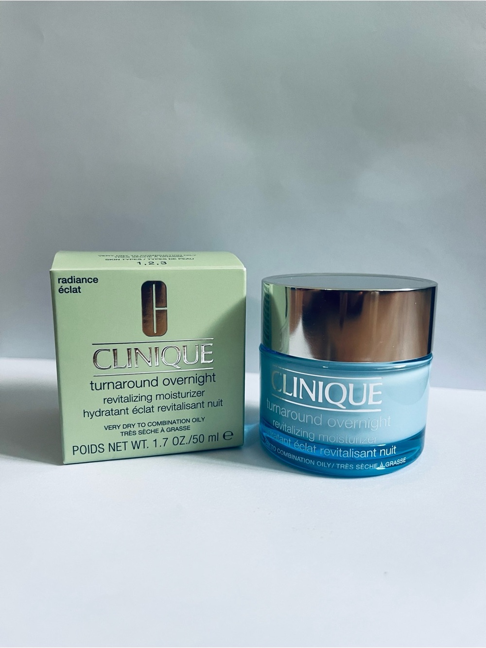 Clinique Turnaround Overnight Revitalizing Moisturizer Cream 1.7 Oz /50ml